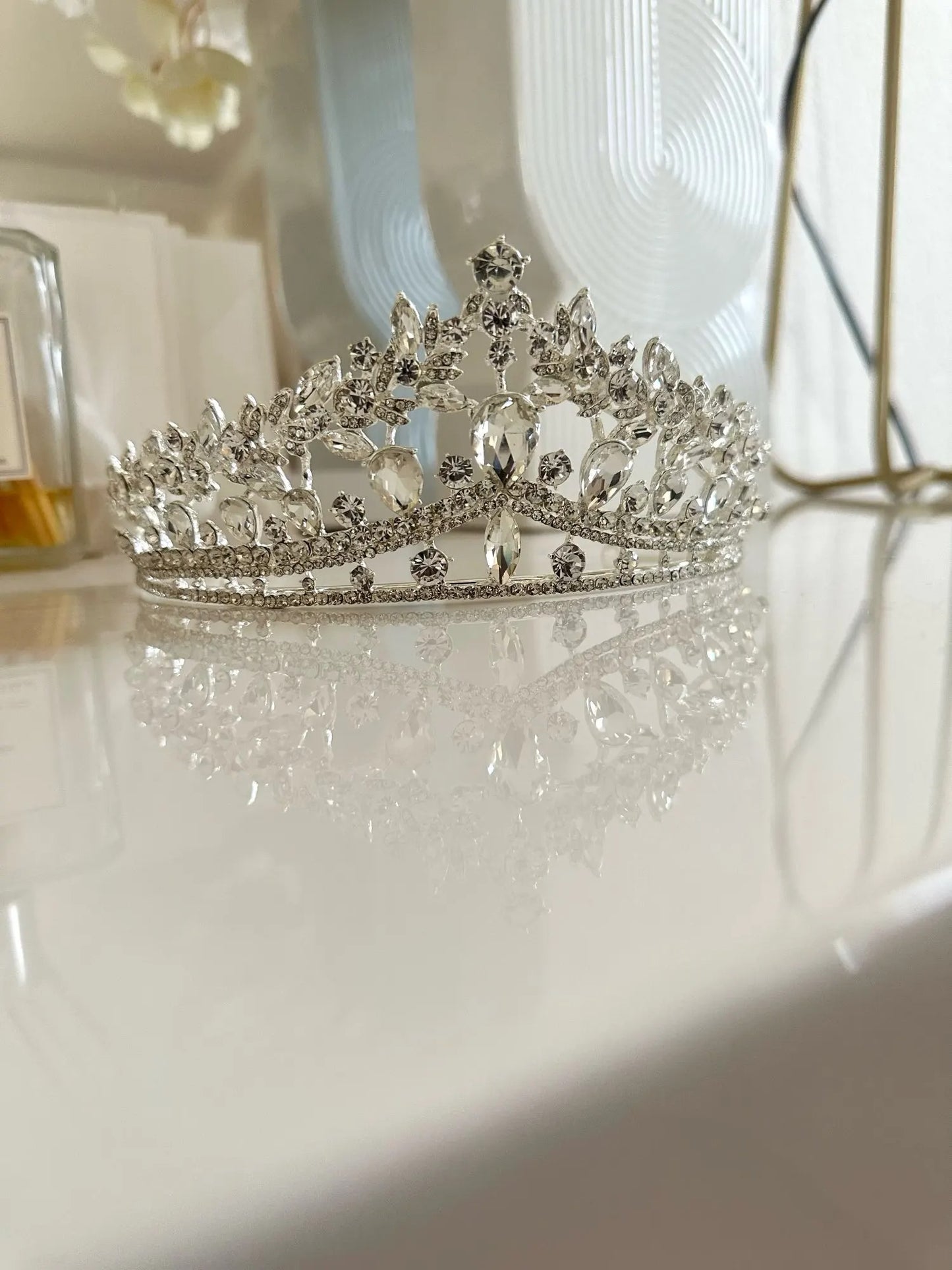 Kristal Zirkon Gelin Tacı 47895