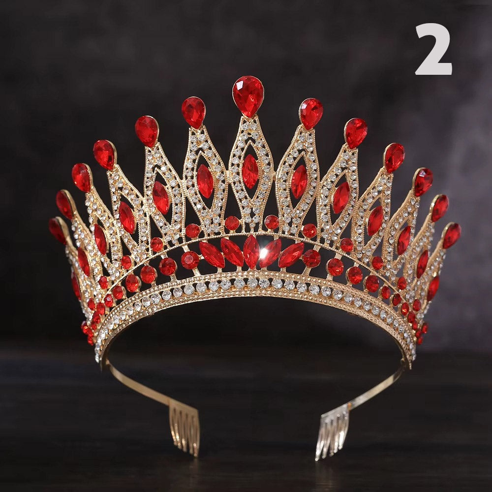 Göz Kamaştıran Damla Kristal Gelin Tac Miss Universe 46087