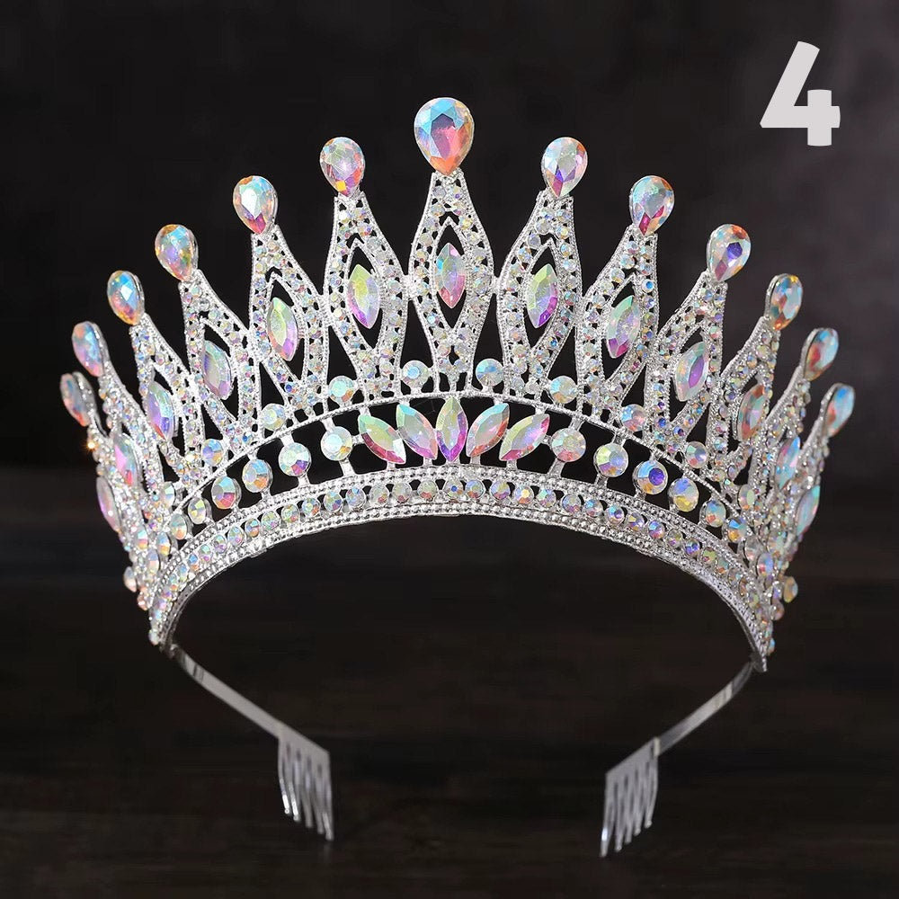 Göz Kamaştıran Damla Kristal Gelin Tac Miss Universe 46087