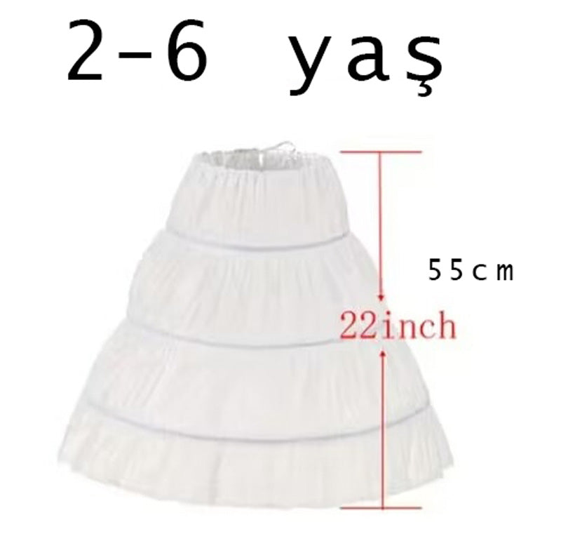 Kız çocuk Jupon Tarlatan 4642