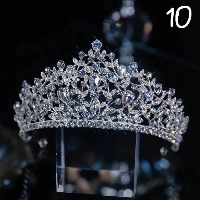 Kristal Zirkon Gelin Tacı 47895