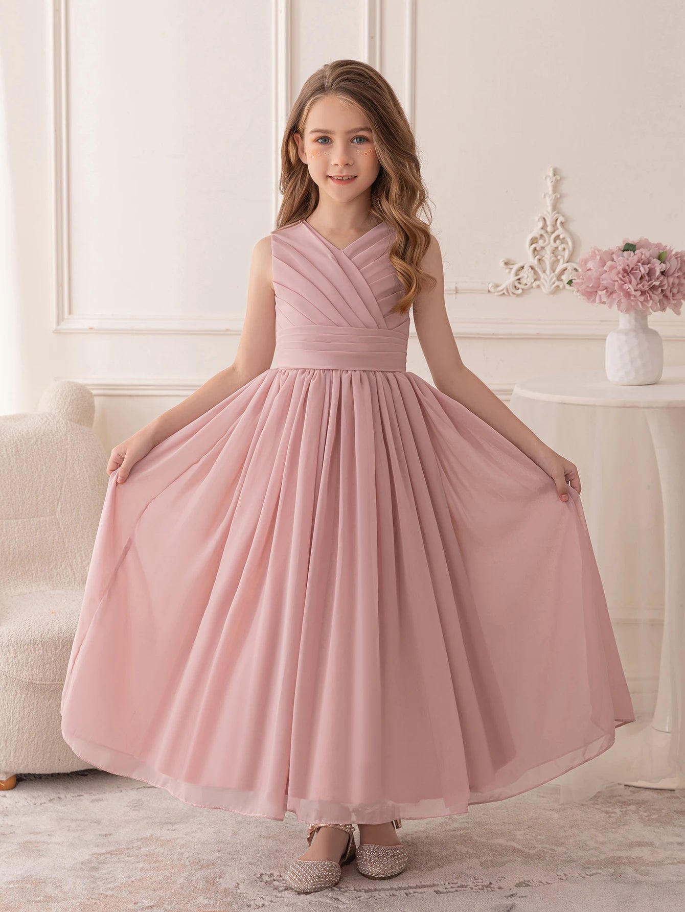 Çocuk abiye elbise 74224