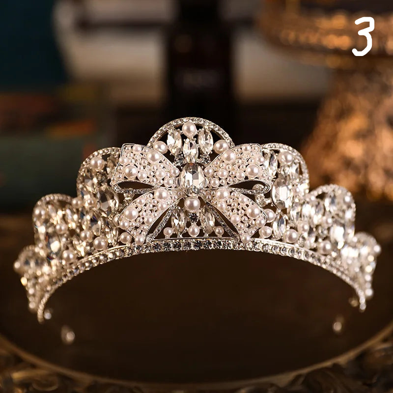Kristal Zirkon Gelin Tacı 47895