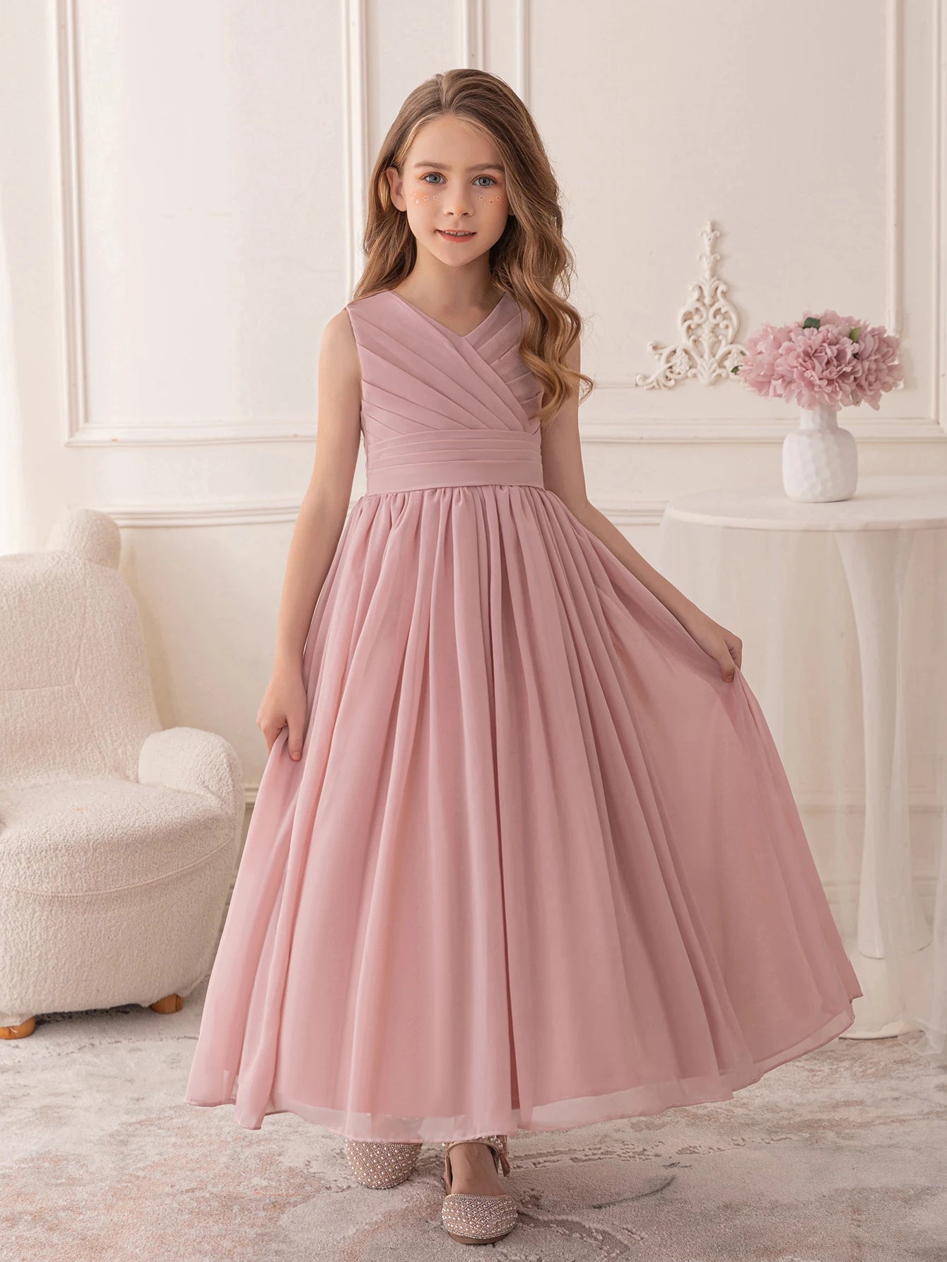Çocuk abiye elbise 74224