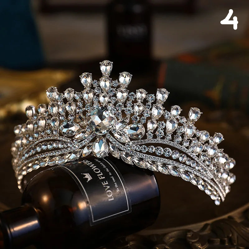 Kristal Zirkon Gelin Tacı 47895