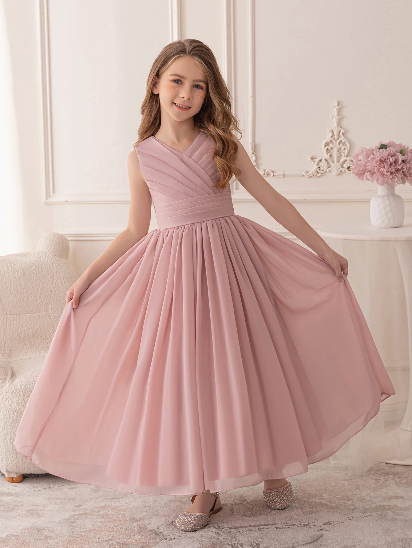 Çocuk abiye elbise 74224