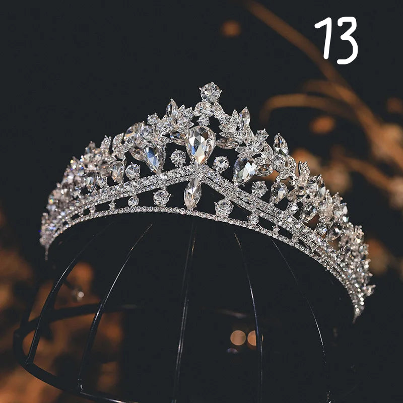 Kristal Zirkon Gelin Tacı 47895