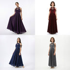 Genç Kız Saten Mezuniyet ve Abiye Elbise  Sırtı Gipe Lastikli