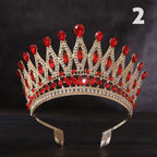 Göz Kamaştıran Damla Kristal Gelin Tac Miss Universe 46087