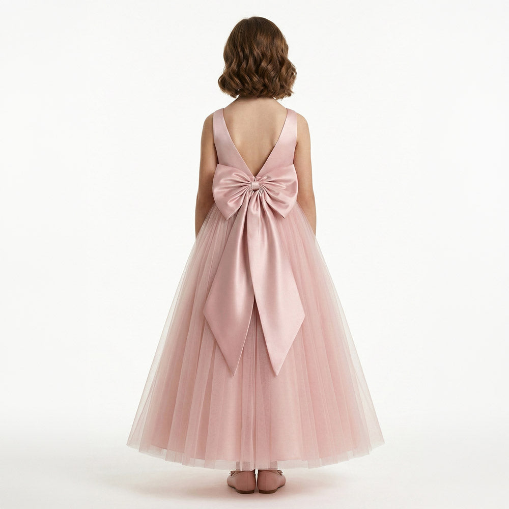 Kız Çocuk Tüllü Prenses Abiye Elbise 96212