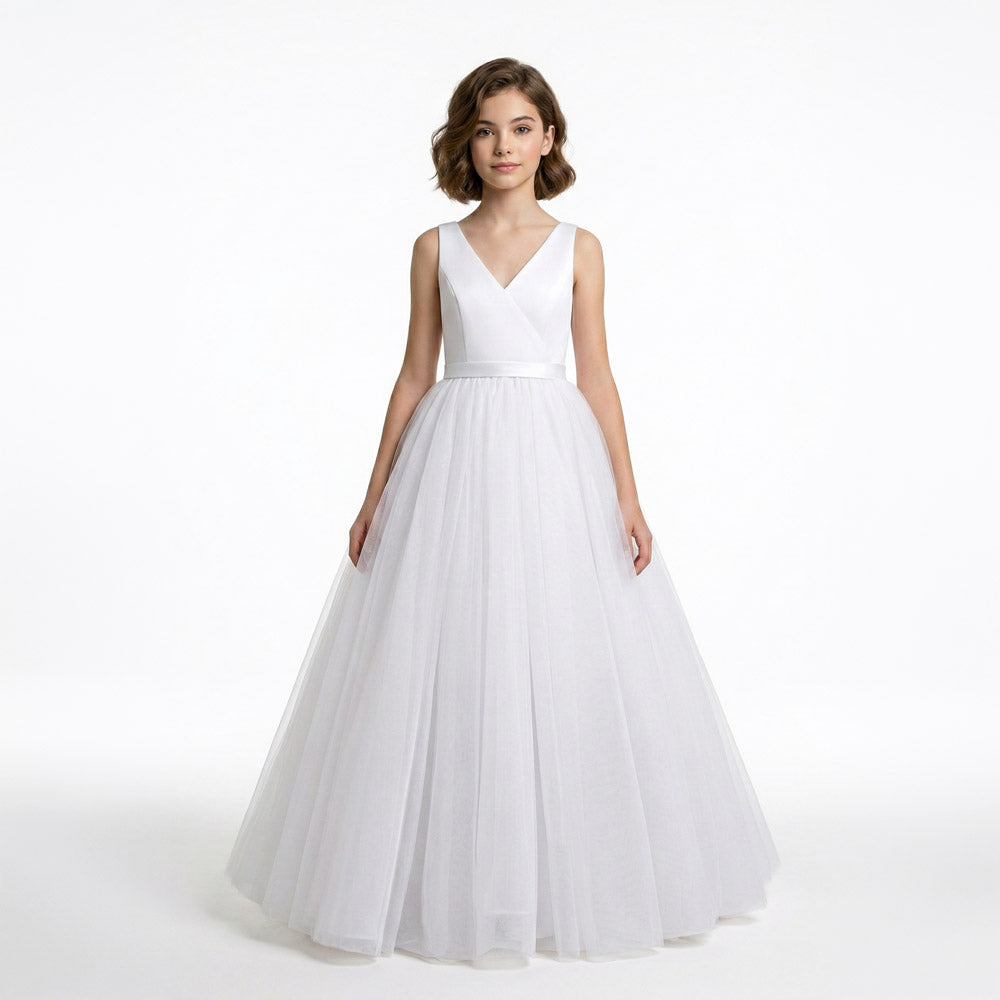 Kız Çocuk Tüllü Prenses Abiye Elbise 96212