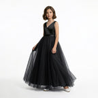 Kız Çocuk Tüllü Prenses Abiye Elbise