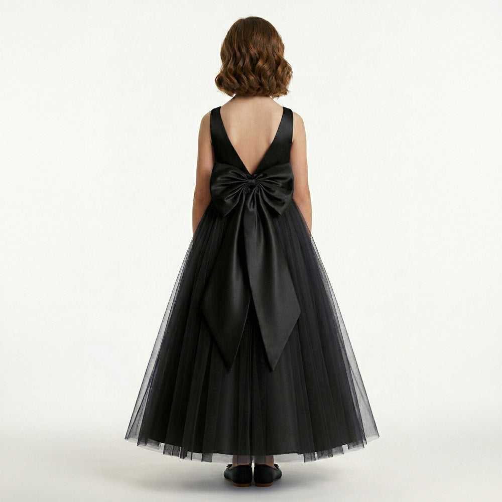 Kız Çocuk Tüllü Prenses Abiye Elbise 96212