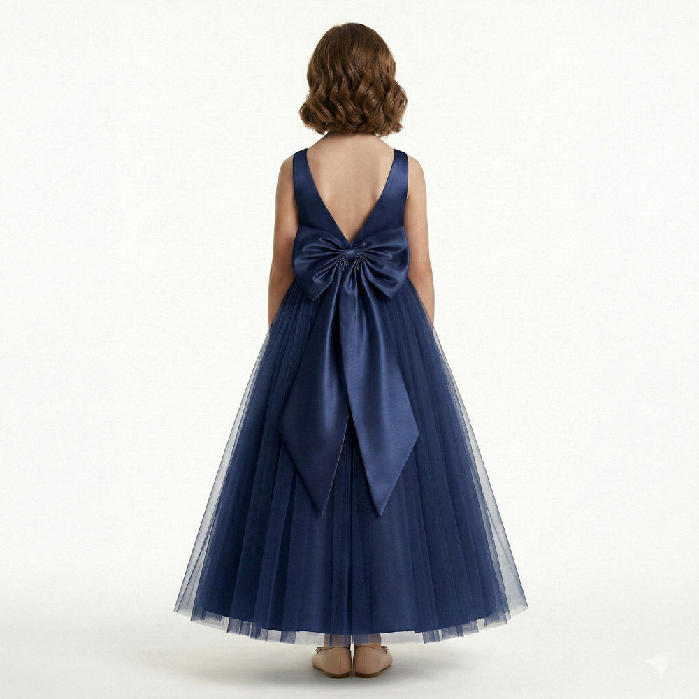 Kız Çocuk Tüllü Prenses Abiye Elbise 96212