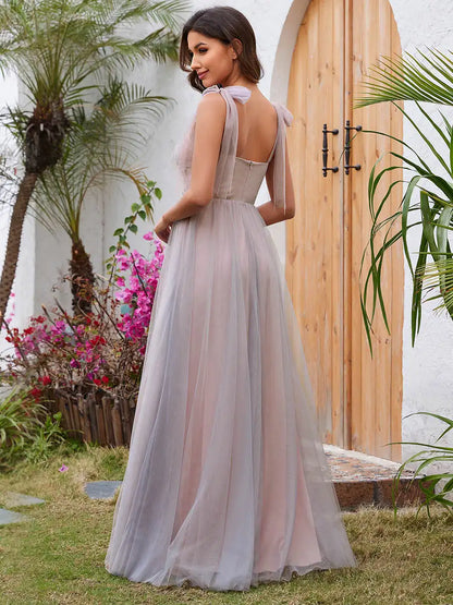 Long Evening Dress Sequined Wedding Dress 78918