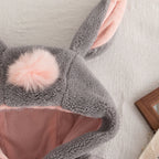 Ponponlu Peluş Kız Bebek Çocuk Montu 20522