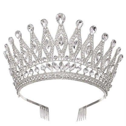 Göz Kamaştıran Damla Kristal Gelin Tac Miss Universe 46087