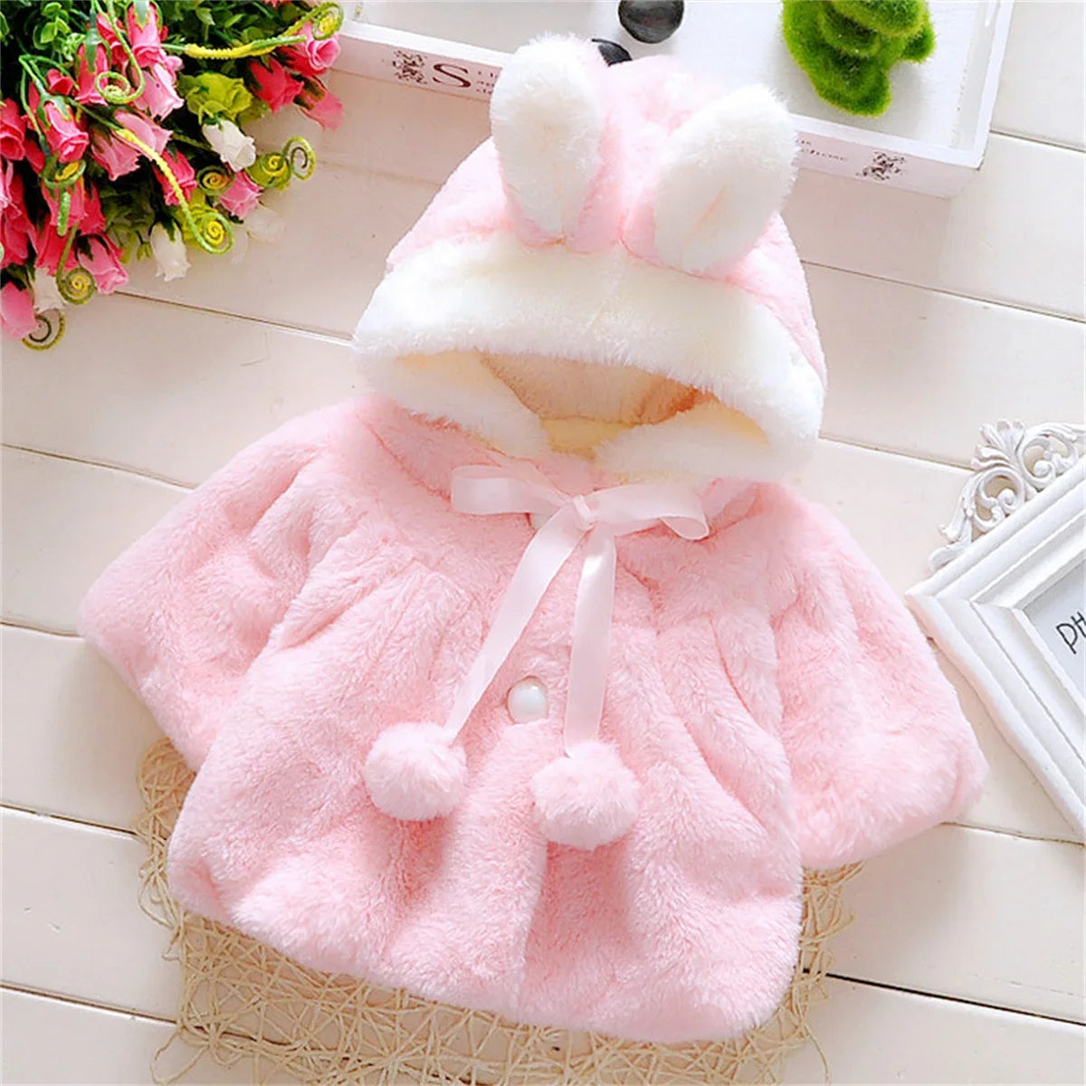 Çocuk Bebek Kapüşonlu Mont 94299