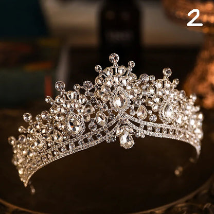 Kristal Zirkon Gelin Tacı 47895