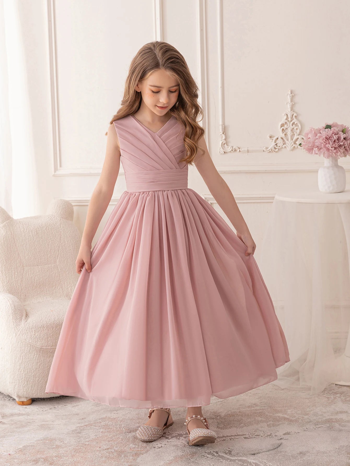 Çocuk abiye elbise 74224
