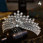 Kristal Zirkon Gelin Tacı 47895