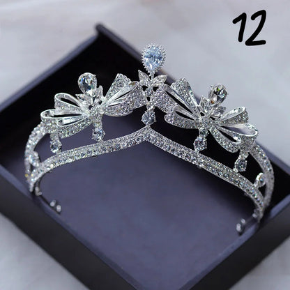 Kristal Zirkon Gelin Tacı 47895