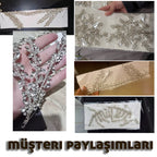 Kristal Taşlı Gelin Tacı Aksesuarı - Göz Kamaştıran Düğün Saç Aksesuarı 26426