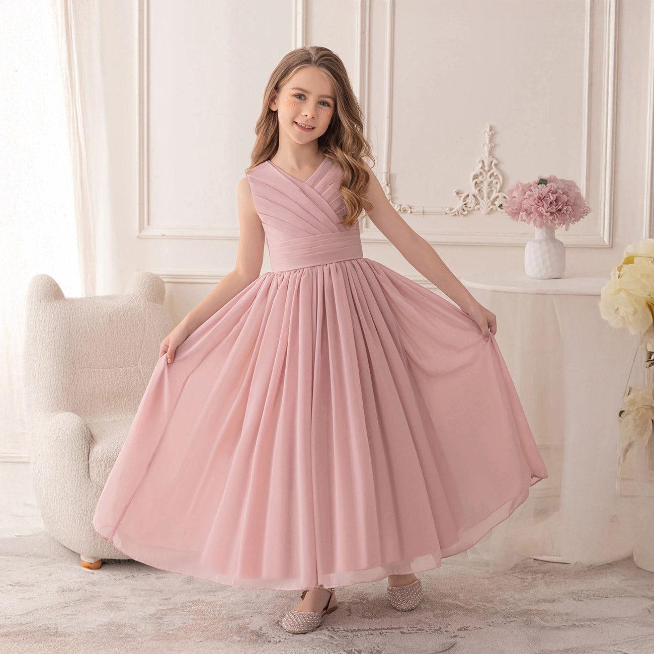 Çocuk abiye elbise 74224