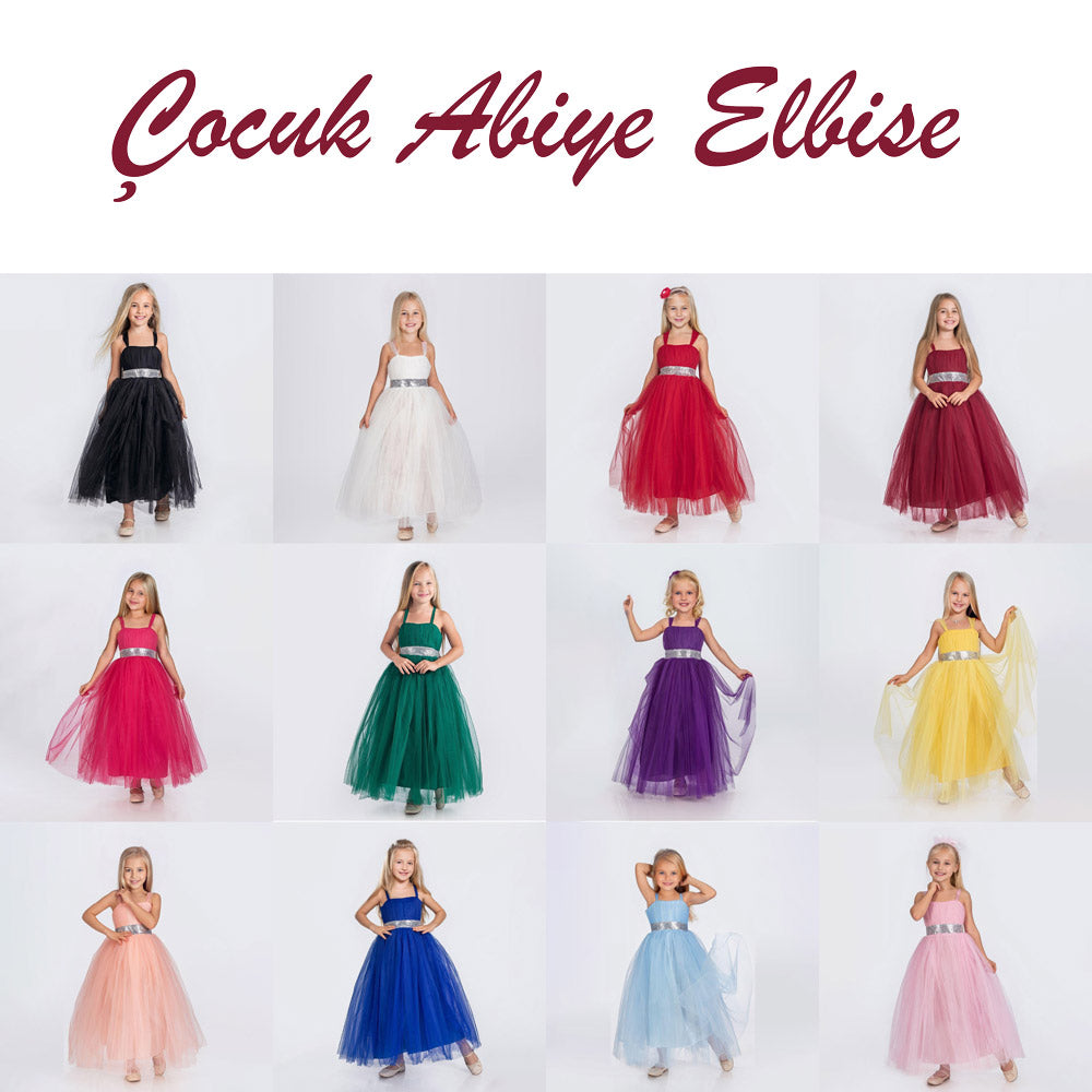 Çocuk abiye elbise 74429