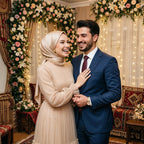 Kadın Hayal Tül Büzgü Detaylı Tesettür Abiye Elbise 98658