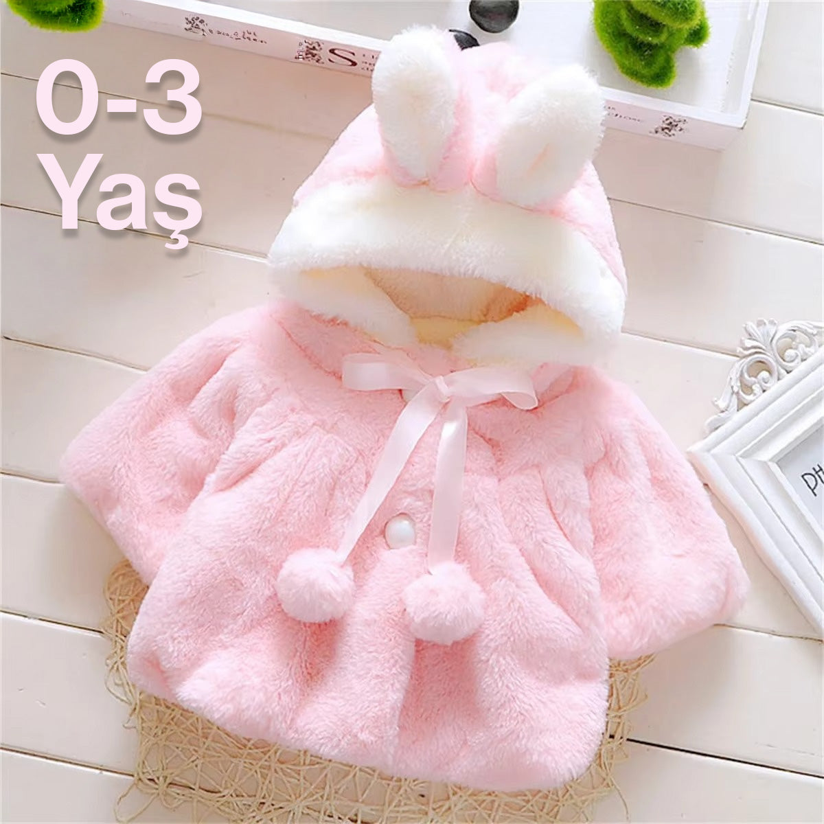 Çocuk Bebek Kapüşonlu Mont 94299