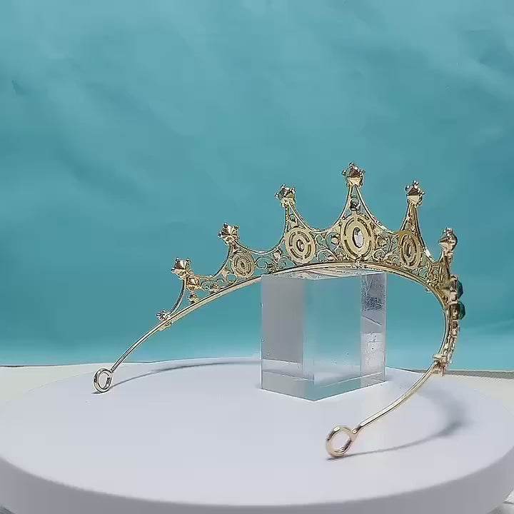 Kristal Gelin Tacı - Işıltılı Gelin Tacı 26636